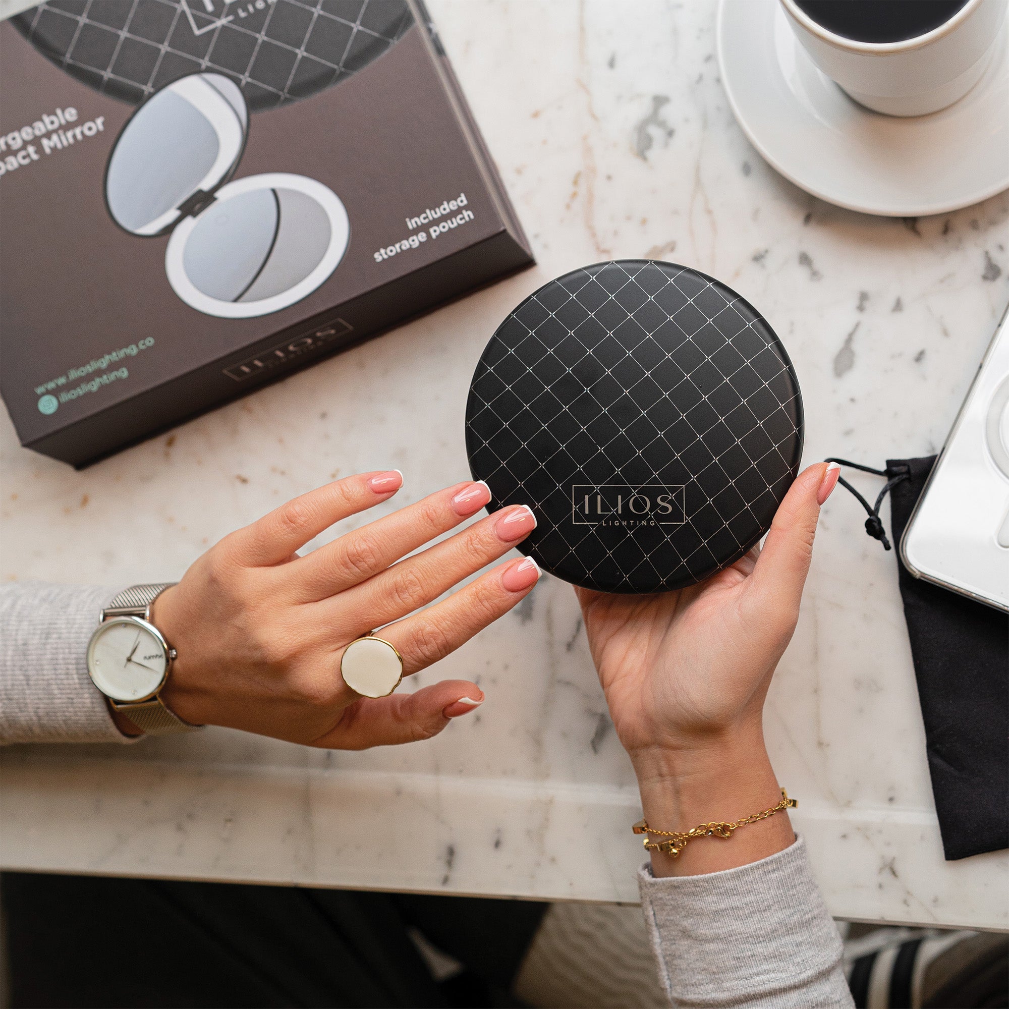LED Compact Mirror - Ilios Lighting