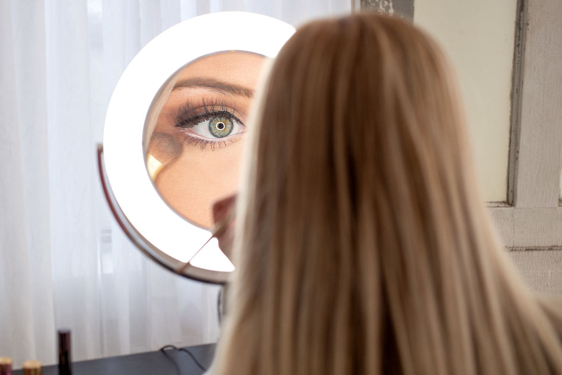 All-in-One Makeup Mirror and Ring Light - Ilios Lighting