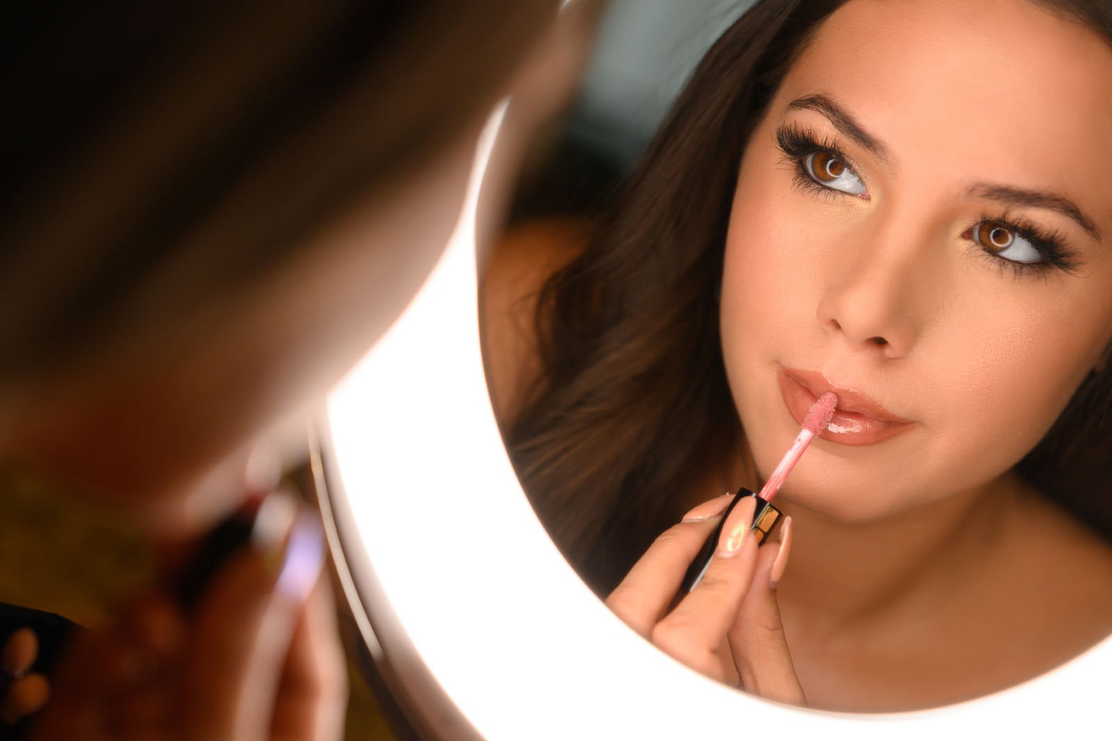 Putting On Makeup Photography