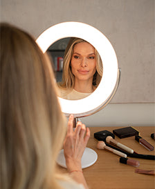 At my vanity