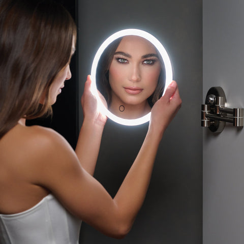 Rechargeable Wall Mirror - Ilios Lighting